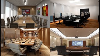 Best Corporate Meeting Room Design IdeasMeeting Room DesignConference Room LayoutBoardroom Room [upl. by Dorkas71]