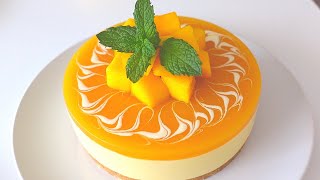 NoBake Mango cheesecake  Mango recipe [upl. by Michaela]