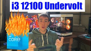 Undervolt your i3 12100 for more FPS  Tutorial [upl. by Besnard466]