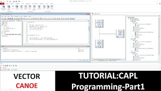 Vector CANoe CAPL Programming Part 1 [upl. by Zins890]