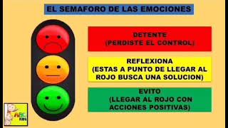 SEMAFORO DE LAS EMOCIONES PARA NIÑOS  CONTROL DE EMOCIONES [upl. by Eceer304]