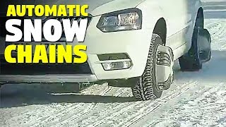 Unique Automatic Snow Chains For Cars [upl. by Ardiekal323]