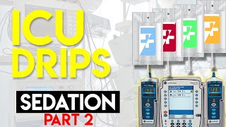 Sedation in ICU Patients Part 2  ICU Drips [upl. by Ashatan]