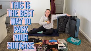 The BEST Way To Pack A Suitcase For Travel  PROVEN METHOD [upl. by Anrehs]