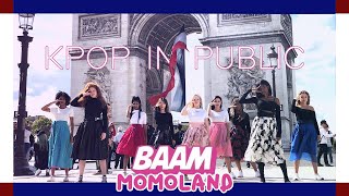 DANCING TO KPOP IN PUBLIC PARIS MOMOLAND 모모랜드  BAAM 배앰 dance cover by RISINCREW from France [upl. by Veronique]