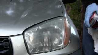 Cleaning Headlights with Toothpaste [upl. by Eittel]