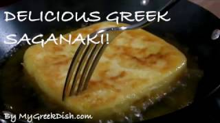 Saganaki recipe – How to make traditional Greek saganaki cheese [upl. by Olaznog738]