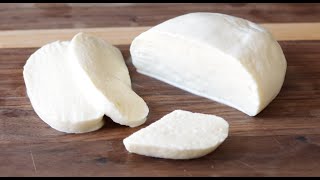 How to Make Mozzarella Cheese 2 Ingredients Without Rennet  Homemade Cheese Recipe [upl. by Atimed]