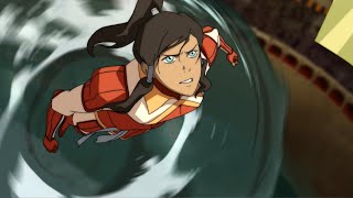 Korra  All Waterbending and Icebending Scenes Book 1 [upl. by Llenrrad892]