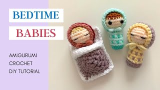 How to Crochet BEDTIME BABIES · Easy Beginner Step by Step DIY Tutorial  Free Written Pattern [upl. by Yalc363]