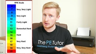 The BORG SCALE And RPE Explained [upl. by Nwhas161]