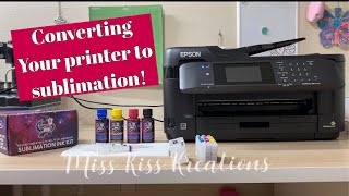 How to Convert your printer to a sublimation Printer [upl. by Nolyarb713]