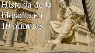 HISTORIA DE LA FILOSOFÍA EN 10 MINUTOS [upl. by Rosane]