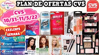 🚨🛒🔥Plan de OFERTAS CVS 103022 al 11622📝👈 muy buena semana para cuponear [upl. by Gorrian611]