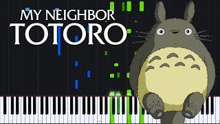 Path of the Wind  My Neighbor Totoro Piano Tutorial Synthesia  Torby Brand [upl. by Kazue767]