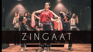 ZINGAAT  ONE TAKE  Tejas Dhoke Choreography  Dhadak  Dancefit Live [upl. by Eyot]