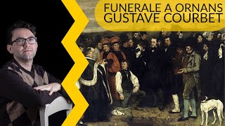 Gustave Courbet  Funerale a Ornans  storia dellarte in pillole [upl. by Anemij]