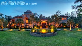 The Woodlands Texas Mediterranean Mansion For Sale  Golf Property [upl. by Marler]