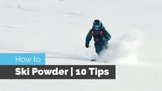 How to Ski Powder  10 Tips [upl. by Olsen]