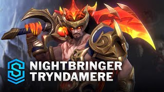 Nightbringer Tryndamere Wild Rift Skin Spotlight [upl. by Sualokin]