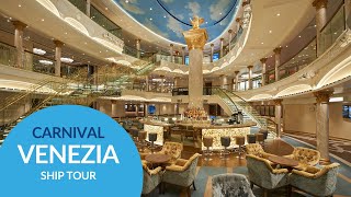 Carnival Venezia Cruise Ship Tour  Explore “Fun Italian Style” [upl. by Humble]