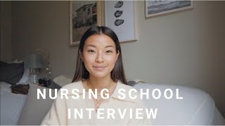 Nursing School Interview  Questions  Answers Tips [upl. by Aillicec178]