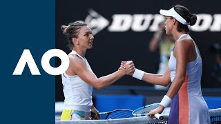 Simona Halep vs Garbiñe Muguruza  Extended Highlights SF  Australian Open 2020 [upl. by Llerrah]