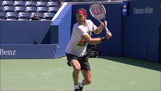 Tennis One Handed Backhand Slow Motion Compilation [upl. by Clywd]