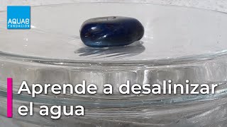 Aprende a DESALINIZAR agua  Experimentos [upl. by Notrom]