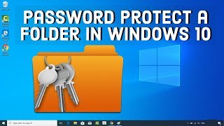 How To Password Protect a Folder on Windows 10  No Additional Software Required [upl. by Ominoreg]