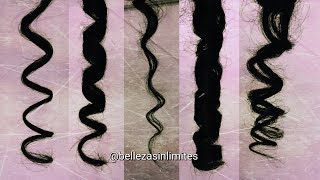 Como Hacer Diferentes Tipos de Rizos con el Rizador  Curl Types by Belleza sin Limites [upl. by Nnylirak576]