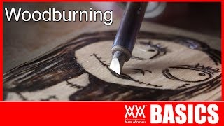 Beginners Guide to Woodburning Pyrography BASICS [upl. by Camm]