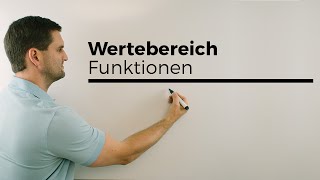 Wertebereich bei Funktionen  Mathe by Daniel Jung [upl. by Tuck]