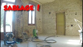 Rénovation Sablage dun mur capote XL [upl. by Etirugram]