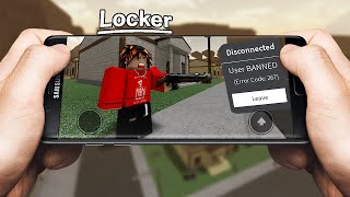 Using MOBILE LOCK In Roblox Da Hood BANNED [upl. by Stevens401]