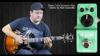 Ibanez Mini TubeScreamer Mini TS Demo  Review [upl. by Appel219]