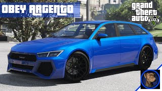 Obey Argento Audi RS6  GTA V LoreFriendly Car Mod  PC [upl. by Shanan]