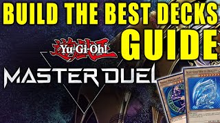 HOW TO BUILD DECKS IN MASTER DUEL GET THE BEST LISTS  BEGINNER FRIENDLY [upl. by Havard246]