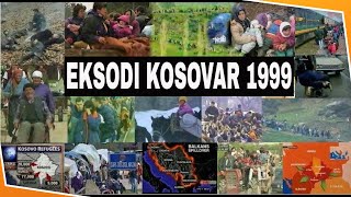 Ekzodi Kosovar 1999  Refugjatet Mars  Prill 99 Exkluzive  Albanian refugees in the Kosovo war [upl. by Ahsiat]