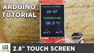 Arduino TFT LCD Touch Screen Tutorial 28quot ILI9341 Driver also for ESP32 [upl. by Feil]