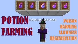 POTION Farm using Witches  Minecraft [upl. by Jodi]