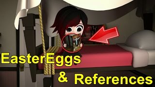 RWBY Chibi Season 1  EASTER EGGS REFERENCES amp FUN FACTS   EruptionFang [upl. by Caylor]