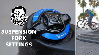 Suspension fork settings  What they mean [upl. by Eicyal]