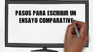 Como se hace un ensayo comparativo  ENSAYO COMPARATIVO [upl. by Artemisia983]