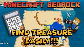 Find Treasure Easily EVERY TIME  Find Treasure Minecraft Minecraft Bedrock [upl. by Argent107]