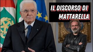 Il discorso di Mattarella [upl. by Cowen]