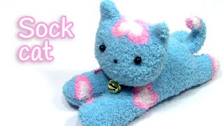 DIY crafts SOCK CAT  Innova Crafts [upl. by Nomra]