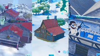 Visit The Workshop Crackshot’s Cabin and Mr Polar’s Artisanal Ice Frotnite Winterfest [upl. by Atsyrt]