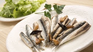 Receta de Anchoas fritas con ensalada de Karlos Arguiñano [upl. by Isac336]