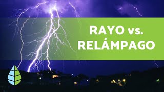 Diferencia entre rayo y relámpago ⚡🌩️ EXPLICACIÓN COMPLETA [upl. by Lady]